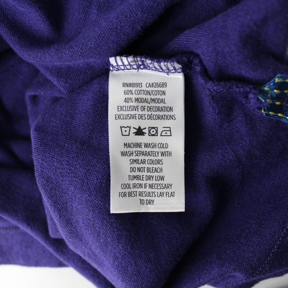 Robert Graham Polo Golf Shirt Mens M Purple Solid abstract flip collar placket - Picture 10 of 10